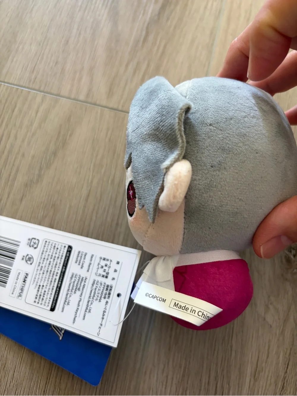 Ace Attorney Edgeworth Plush Keychain